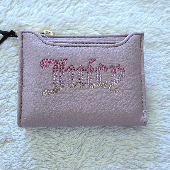 Juicy🍊 Couture "Breaking The Rules" Bifold✌️ Wallet With Pullout Card💳 Case - Picture 2 of 16